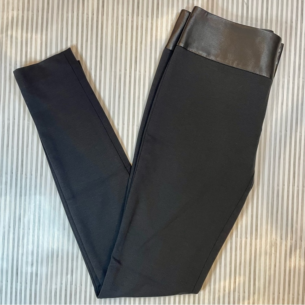 Alice + Olivia Leather Leggings - Picture 2 of 5